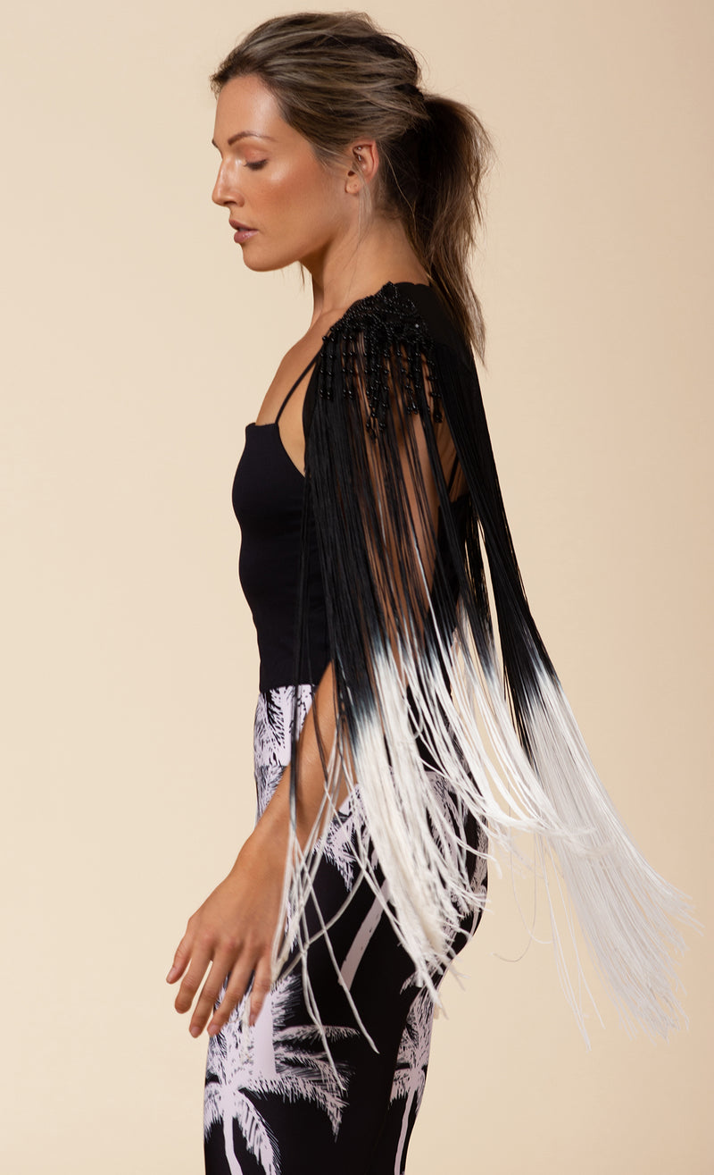 STELLA FRINGED COVER-UP